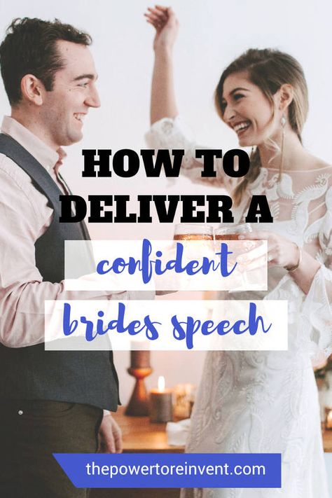 More and more brides are grabbing the mic, Meghan Markle style, to deliver killer bride's speeches on their wedding day. Thinking of doing the same? Don't let those pre-wedding nerves and wedding day jitters get the better of you, and deliver your wedding day speech with confidence. Discover how to deliver a confident bride's wedding day speech with our top tips! #wedding #bride #bridesspeech #bigday #speeches #confidence #weddingspeech #weddingideas #weddingplanning #weddinginspiration Bride Wedding Speech, Bride Wedding Photos, Best Man Wedding Speeches, Best Wedding Speeches, Bride Speech, Wedding Speeches, Maid Of Honor Speech, Best Man Wedding, Meghan Markle Style