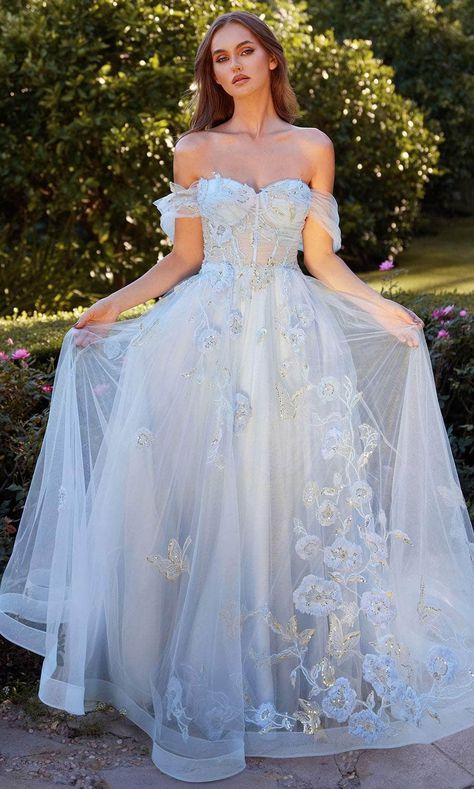 Andrea and Leo A1246 - Off Shoulder A-Line Evening Dress Long Ball Dresses, Corset Ball Gowns, Andrea And Leo, Off Shoulder Ball Gown, Formal Ball Gown, A Line Evening Dress, Stunning Gowns, A Line Gown, Dress Purchase