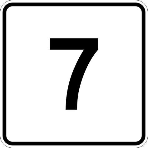 7 Life Path Number 7, Number Angel, The Number 7, Number Font, Number Seven, Favorite Number, Numerology Life Path, The Thinker, Numerology Numbers