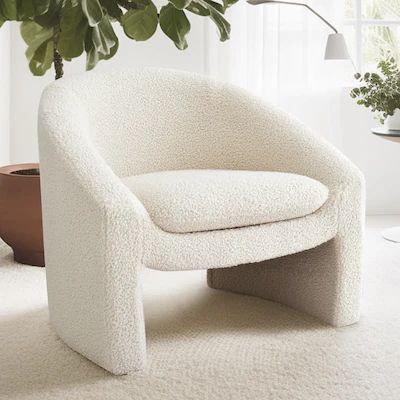 Accent Chairs - Bed Bath & Beyond Brown Boucle Chair, Boucle Chair Bedroom, Boucle Armchair, Barrel Accent Chair, 3 Piece Living Room Set, Mission Furniture, Kelly Clarkson Home, Sheepskin Throw, Couch And Loveseat