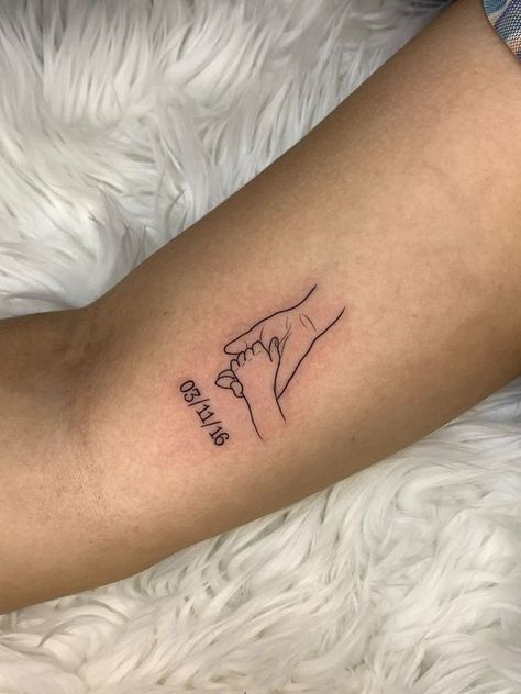 Small Daughter Name Tattoos For Mom, Tattoo Designs For Mom And Daughter, Tattoo Of Daughters Name Mom, First Born Daughter Tattoo, Tattoos To Get For Your Son, Dainty Arm Tattoos For Women Forearm, Daughter Name Tattoos For Mom Unique, Unique Spots For Tattoos, I Still Carry You Tattoo