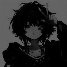 Fete Emo, Emo Pfp, Seni Dan Kraf, Cute Anime Profile Pictures, Anime Monochrome, Dessin Adorable, Jan 11, Cartoon Profile Pics, Cute Profile Pictures