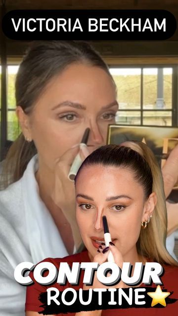 Victoria Beckham Contour, Kim Aesthetic, Victoria Lynn, Face Contouring, Kiss Makeup, Makeup Products, You Tried, Victoria Beckham, Fashion Makeup