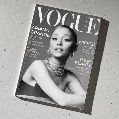 Ariana Grande Magazine, Ariana Grande Magazine Cover, Ariana Magazine Cover, Cover Foto, Vogue Magazine Cover, R E M Beauty, Vogue Magazine Covers, M Beauty, Album Of The Year