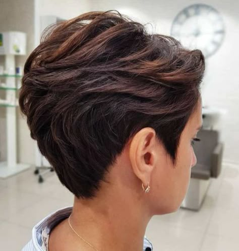 Layered Pixie Cut With Sideburns Thick Coarse Hair, Thick Hair Cuts, Thick Wavy Hair, Thick Curly Hair, Balayage Blonde, Pixie Haircut For Thick Hair, Short Grey Hair, Shorter Hair, Hairstyles For Thick Hair