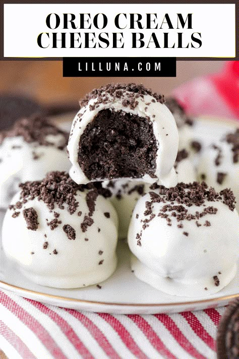 Oreo Cream Cheese Balls, Oreo Cheesecake Balls, Oreo Balls Recipe 3 Ingredients, Oreo Truffle Balls, Easy Oreo Truffles, Oreo Cake Balls, Cream Cheese Balls, Truffle Balls, Truffle Recipe Easy