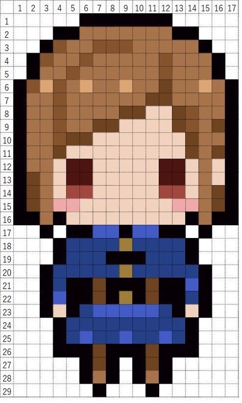 Modele Pixel Art, Pixel Beads, Easy Pixel Art, Pixel Art Templates, Pixel Drawing, Diy Perler Bead Crafts, Pixel Crochet, Pixel Art Grid, Pix Art