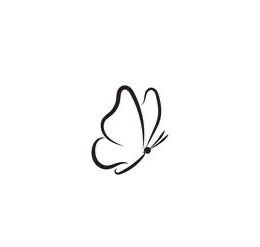 Cute Small Butterfly Drawings, Buterfly Tattoo For Girl, Mini Drawings Butterfly, Easy Butterfly Outline, Mini Butterfly Tattoo Simple, Easy Butterfly Tattoo, Minimalistic Butterfly Tattoo, Minimalist Butterfly Tattoo, Tiny Butterfly Tattoo