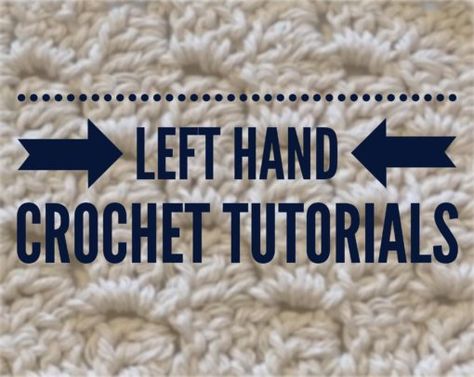 Calling All Left Hand Crocheters!!!! I am so excited to share with you all this whole new section of my YouTube channel.  I have recently created a playlist specifically for left handed video tutorials.  The inspiration for this came to me when my daughter (left handed) started to show an interest in crocheting but when … Crochet Left Handed, Learn Crochet Beginner, Left Handed Crochet, Hands Tutorial, Home Crochet, Learn Crochet, Crochet Beginner, Left Handed People, Beginner Crochet