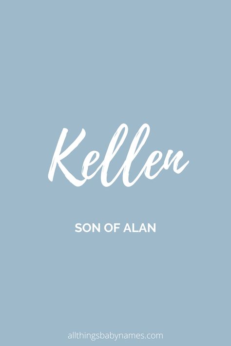 Kellen name meaning, origin and more. View our database of thousands of baby names and curated name lists to help you find the perfect name for your baby. Cain Name Meaning, Keenan Name Meaning, Levi Meaning Name, Kathleen Name Meaning, S Baby Boy Names, Keziah Name Meaning, Boy Name Meanings, Christian Names, Popular Baby Names