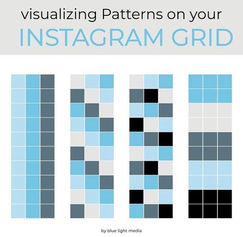 Ig Pattern Feed, Types Of Instagram Grid Patterns, Ig Feed Pattern, Feed Pattern Instagram, Instagram Pattern Layout, Instagram Feed Pattern, Instagram Grid Design, Instagram Design Layout, Insta Layout