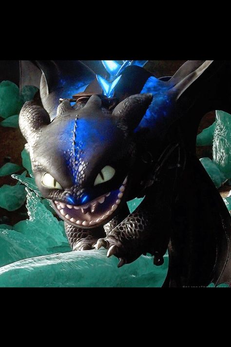 The Alpha Toothless Night Fury, Kartu Pokemon, Night Fury Dragon, Httyd Art, Toothless Dragon, Dragon Memes, Dreamworks Dragons, Httyd Dragons, Image Film