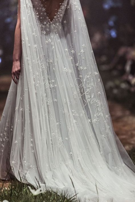 http://bridein.tumblr.com/post/171751658382 Vampire Princess, Starry Night Wedding, Celestial Wedding, Fantasy Gowns, A Wedding Dress, Best Wedding Dresses, Dream Wedding Dresses, Ball Gown Wedding Dress, Wedding Dresses Vintage