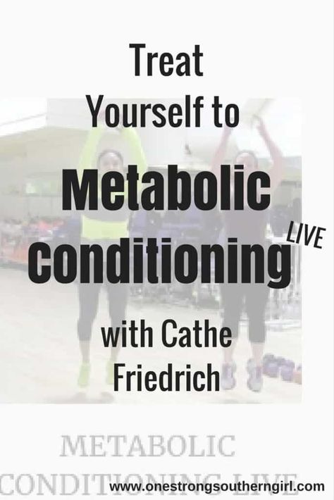 Treat Yourself to Metabolic Conditioning Live with Cathe Friedrich-One Strong Southern Girl-This Cathe Live workout is 8 rounds of compound exercises. Find out why you're going to love this routine. Cathe Friedrich, Metabolic Workouts, Metabolic Conditioning, Perfect Physique, Exercise Physiology, Cardio Machines, Cardio Workout At Home, Compound Exercises, Cardio Routine