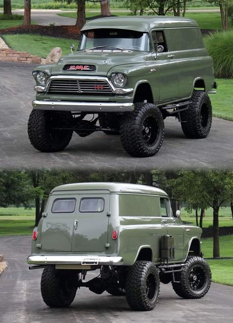 Square Body Chevy 4x4, 1955 Chevy Truck, Chevy 4x4, 1955 Chevy, Panel Truck, Square Body, Jeep 4x4, All-terrain Vehicles, Custom Vans