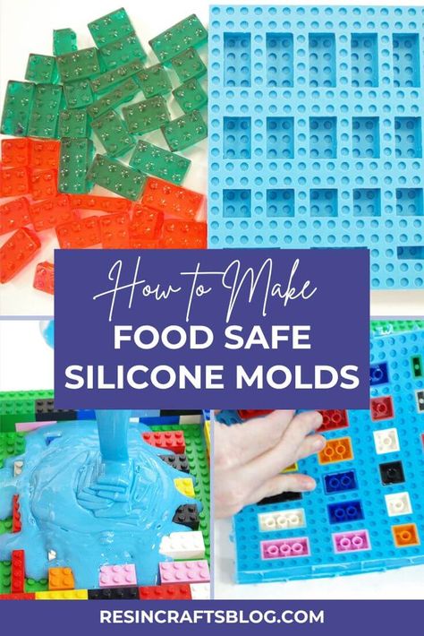 Silicone Mold Baking Ideas, What To Make In Silicone Molds Food, Cooking In Silicone Molds, Using Silicone Molds For Baking, Silicone Candy Molds Recipes, How To Make Silicone, Silicone Putty, Making Silicone Molds, Used Legos