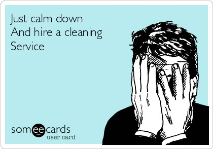 Just calm downAnd hire a cleaningService Cleaning Quotes Funny, Cleaning Quotes, Quotes Humor, Clean Memes, Clean Humor, Clipuri Video, Good Attitude, Ideas Quotes, House Cleaning