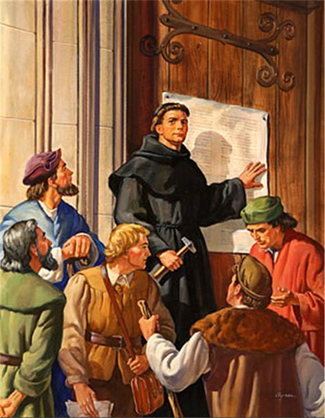 Here's the entire list of the 95 Theses that Martin Luther nailed to the door of Castle Church in Wittenberg, Germany, on October 31, 1517. This Date 1517 became the birth of the Protestant Reformation! Martin Luther Reformation, Martin Luther Quotes, Reformation Day, Protestant Reformation, Christian History, Reformed Theology, Lutheran Church, Church History, October 31