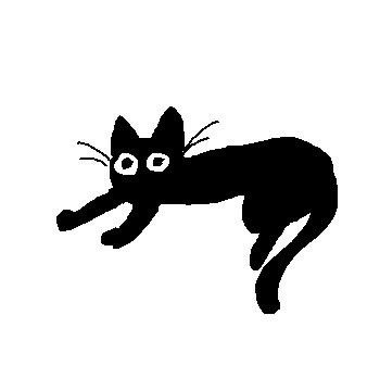 Ale - playlist by LUU | Spotify Black Cat Cartoon, Cat Cartoon, A Black Cat, Cat Art, A Black, Black Cat, Black, Art