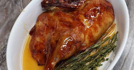 Roast Half Duck with Homemade Orange Sauce Best Duck Recipe, Plum Sauce Recipe, Duck Recipe, Nourishing Traditions, Fruit Sauce, Plum Sauce, Baked Roast, Roast Duck, Duck Sauce