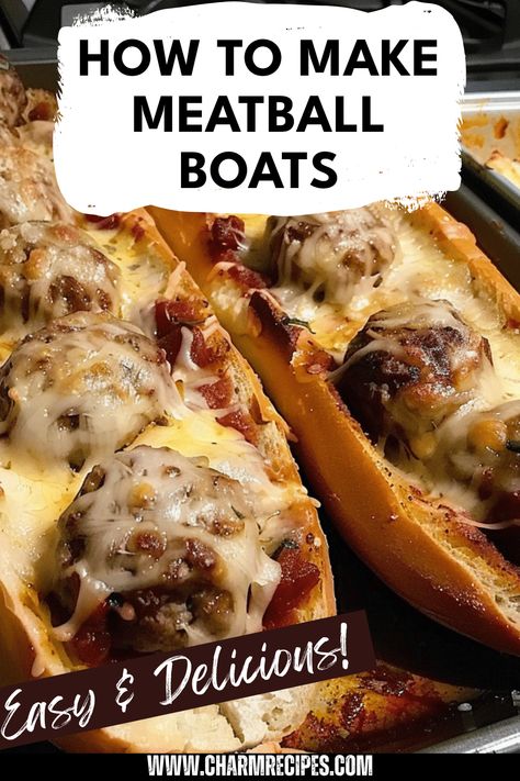 Learn the tasty twist of making Meatball Boats, perfect for parties or family meals. These hearty meatball creations are filled with flavor and can be customized with your favorite sauces and toppings. Using simple ingredients like ground beef or turkey, marinara sauce, and fresh bread, you can create gourmet meatballs in a fun, edible boat. Great for dipping or serving with sides, Meatball Boats will become a hit at your gatherings. Craft these delicious and adaptive dishes for any occasion and enjoy every savory bite. Meatball Boats Recipe, Meatball Boats, Gourmet Meatballs, Classic Meatballs, Savory Meatballs, Homemade Flour Tortillas, How To Make Meatballs, Unique Recipe, Tasty Meatballs