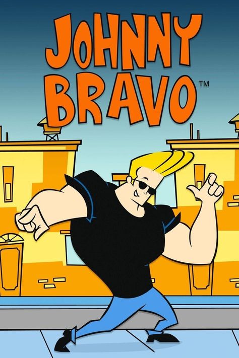 Johnny Bravo Cartoon, 1980 Cartoons, Childrens Book Characters, Johnny Bravo, Bravo Tv, Cartoon Posters, Curious George, Big Muscles, Old Cartoons