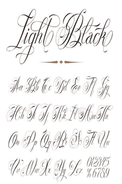 Cursive Font Tattoo Calligraphy Cursive Font Tattoo, Tattoo Handwriting Fonts, Cursive Tattoo Letters, Tattoo Handwriting, Cursive Fonts Alphabet, Handwriting Tattoo, Fancy Cursive Fonts, Font Design Alphabet, Fonts Fancy