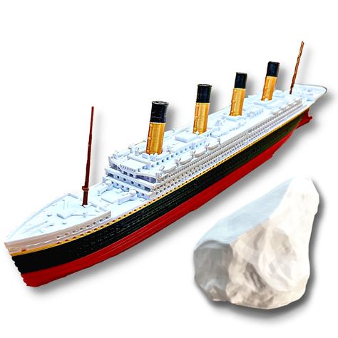 Sands3D RMS Titanic Model Ship 1 Foot Long, Fully Assembled, Titanic Toys For Kids, Titanic Ship, Titanic Cake Topper, Titanic Figurine, Titanic Boat, Britannic, Titanic Memorabilia (Titanic) Price on 6 May 23 $31.99 Titanic Book, Titanic Cake, Fire Helicopter, Titanic Boat, Titanic Model, Titanic Ship, Titanic Movie, Lego Toy, Pepperidge Farm