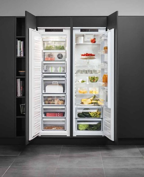 Fridge And Freezer Side By Side, Two Fridges Side By Side, Fridge Side By Side, Fridge Kitchen Design, Full Size Fridge And Freezer Side By Side, Column Fridge And Freezer, Wide Fridge Freezer, Side By Side Fridge Freezer, Extra Large Fridge Freezer