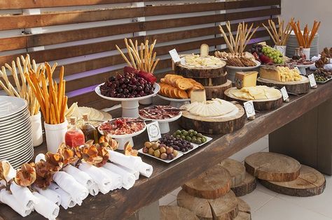 Save Big Money | Cater Your Own Wedding | Team Wedding Blog Wedding Food Table, Wedding Food Display, Food Display Table, Cold Buffet, Diy Wedding Food, Wedding Buffet Food, Cheese Table, Wedding Food Stations, Appetizers Table