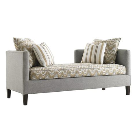 Lexington Tower Place Contemporary Backless Sebastian Settee Second Sofa, Backless Sofa, Low Back Sofa, Florida Furniture, Belfort Furniture, Lexington Home, Lexington Furniture, Living Room Sofa Design, Mattress Store