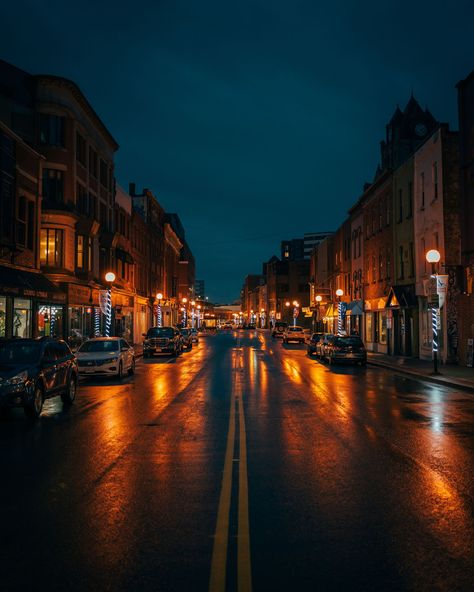 City street on a rainy night, St. John's, Newfoundland and Labrador, Canada Newfoundland St Johns, St Johns Newfoundland, Labrador Canada, Newfoundland Canada, Rainy Night, Hotel Motel, Newfoundland And Labrador, Posters Framed, Dream City