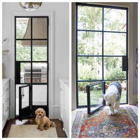 Dog Spaces, Dog Area, Pet Door, Dog Wash, Dog Rooms, Dog Door, House Goals, Pretty House, Dream House Decor