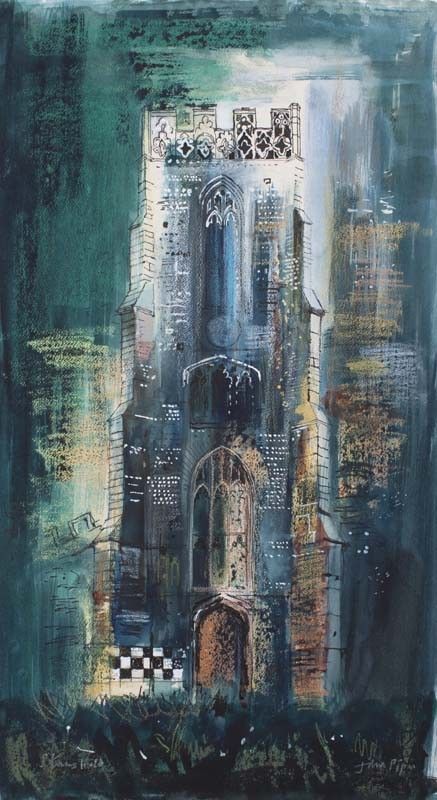 John Piper Artist, Art Alevel, A Level Art Sketchbook, John Piper, Building Art, A Level Art, Landscape Drawings, Urban Environment, British Art