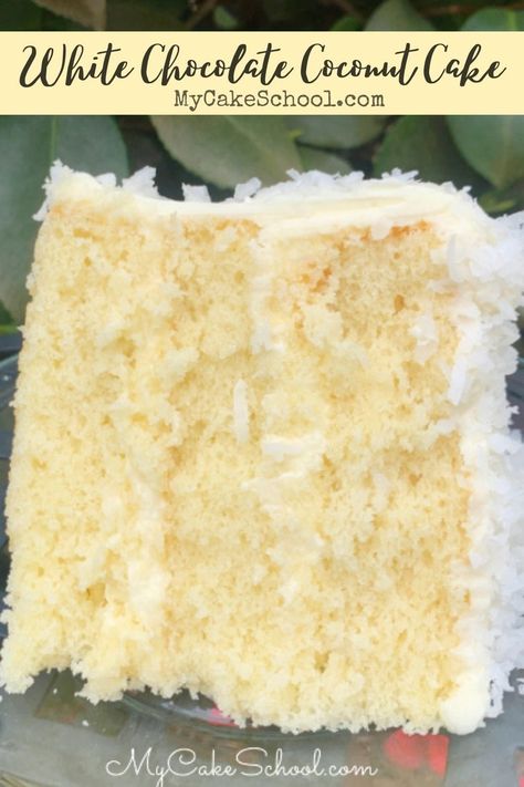 White Chocolate Coconut Cake, Coconut Layer Cake, Chocolate Coconut Cake, White Chocolate Coconut, Coconut Cream Cheese Frosting, Peppermint Cake, Cranberry Cake, White Chocolate Cake, Coconut Cake Recipe