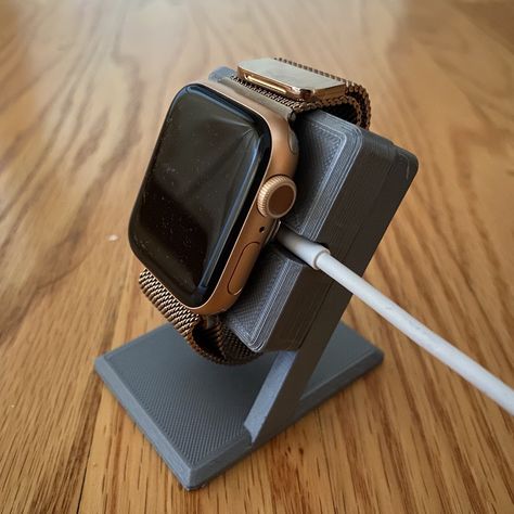 Phone Stand 3d Print, Apple Watch Stand Diy, Printer Holder, Apple Watch Charging Stand, Apple Watch Stand, Apple Watch Charger, Ender 3, 3d Printing Diy, 3d Printer Projects