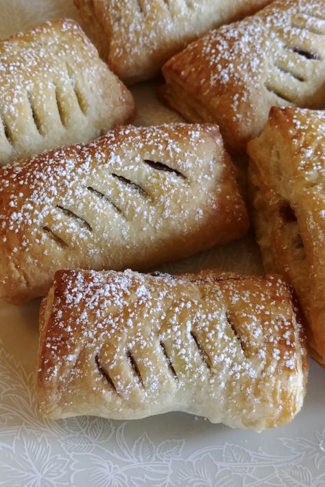 Raspberry Pain au Chocolat (Raspberry Chocolate Croissants) | "Incredibly delicious and wonderfully simple!" #allrecipes #baking #bakingrecipes #howtobake Chocolate Croissant Recipe, Easy Puff Pastry Desserts, Croissants Recipe, Chocolate Croissants, Puff Pastry Filling, Fruit Pastries, Puff Pastry Desserts, Puff Pastry Tart, Easy Puff Pastry