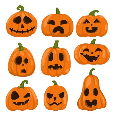 Pumpkin Halloween Art, Object Icons, Facepaint Halloween, Pumpkin Art Ideas, Halloween Sleepover, Pumpkins For Halloween, Halloween Canvas Art, Deer Cartoon, Pumpkin Stands