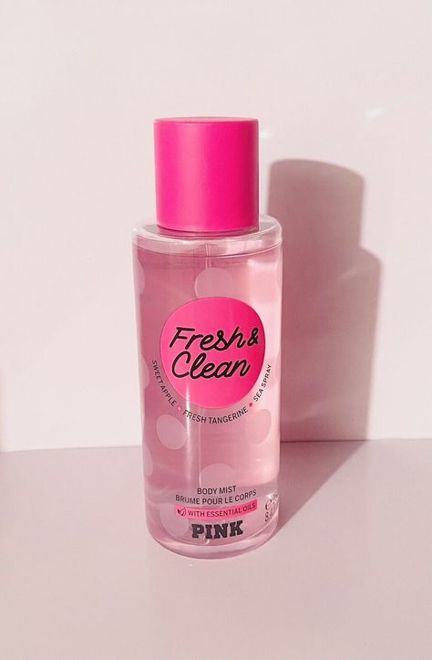 Victoria’s Secret Fresh&Clean Pink Body Mist Spray 8.4oz/250ml Brand New Pink Body Mist, Pink Body, Mist Spray, Body Mist, Fresh And Clean, Body Spray, Victoria's Secret Pink, Secret Pink, Victoria’s Secret