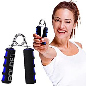 Offer Price: Rs 89 Regular Price: Rs 399 COMFORTABLE RESISTANCE : Hand gripper is easy to adjust as needs. The hand Gripper is suitable for everyone, like Athletes, sports, fitness coaches, fitness, musicians and people who want to exercise their hand, wrist and fingers. Also its easy and fast to do so. The resistance of hand grips for strength training is perfect for both men and women with different strength as it can be adjusted easily. FOAM HANDLE : Arm exercise equipment men is comfortable Arm Workout No Equipment, Forearm Workout, Wrist Exercises, Finger Exercises, Hand Gripper, Hand Exercises, Computer Gifts, Strength Training Equipment, Hand Wrist