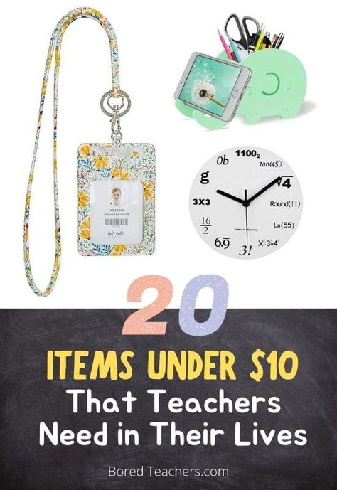 20 Amazon Products Under $10 Teachers Need in Their Lives Right Now Teacher Aide Must Haves, Must Have Teacher Items, Elementary Teacher Must Haves, Teacher Must Haves Amazon, Teacher Must Haves Elementary, Kindergarten Teacher Must Haves, Teacher Gadgets, Amazon Classroom Must Haves, Amazon Teacher Must Haves