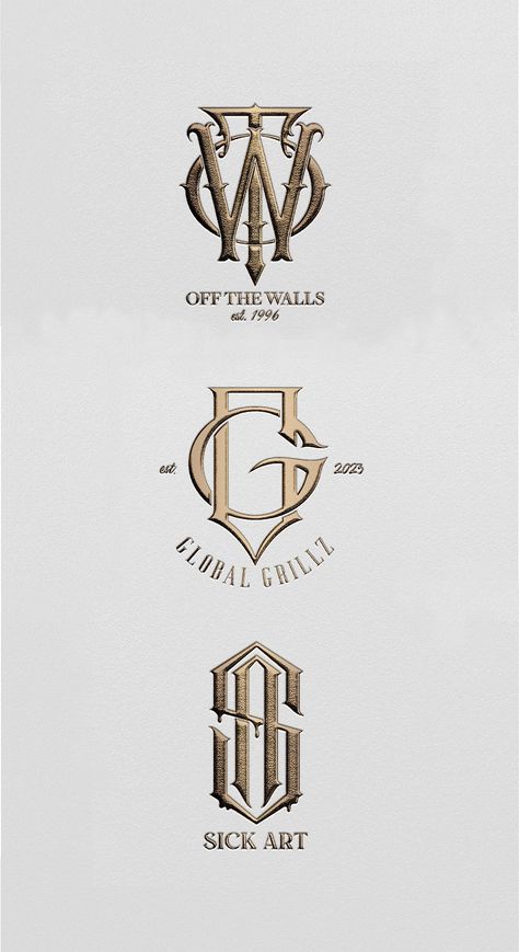 Logo With Letters Initials, Monogram Logo Inspiration, Letter A Monogram Design, Ts Monogram Logo Design, Initial Logo Ideas, Logo Initials Design, Luxury Logotype, Modern Monogram Logo, Masculine Monogram