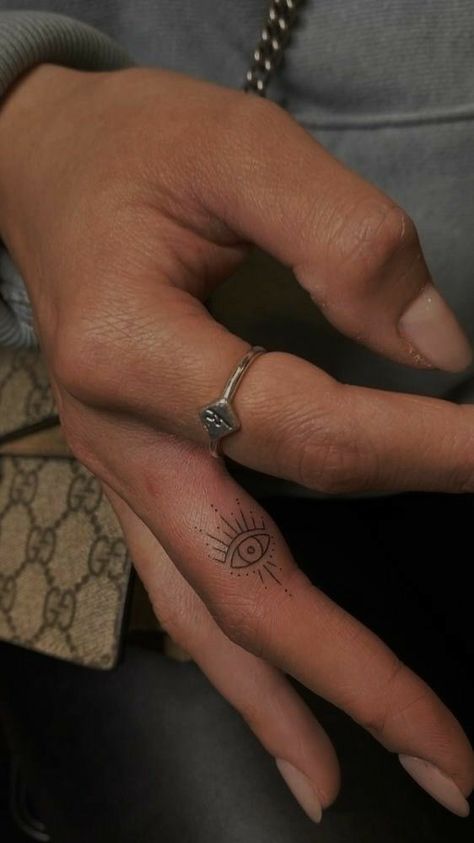 Greek Finger Tattoo, Finger Fine Line Tattoo, Half Moon Finger Tattoo, Daffodil Finger Tattoo, Angel Finger Tattoo, Tattoo Between Fingers, Inner Hand Tattoo, Side Finger Tattoos For Women, Finger Tattoos Inside