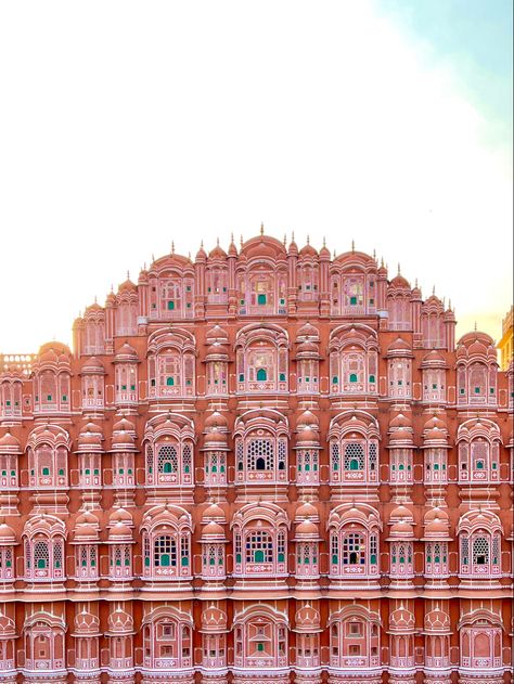 My trip to jaipur was worth it when i looked that this beautiful palace! #jaipur #hawamahal #rajasthan #pinkcity #photography #iphone13 #shotoniphone #photooftheday #photographyinspo #trip Jaipur Famous Places, Hawamahal Jaipur Photography, City Palace Jaipur Photography, Hawamahal Jaipur, Jaipur Photography, Jaipur Palace, Gulabo Jaipur, City Palace Jaipur, Beautiful Palace