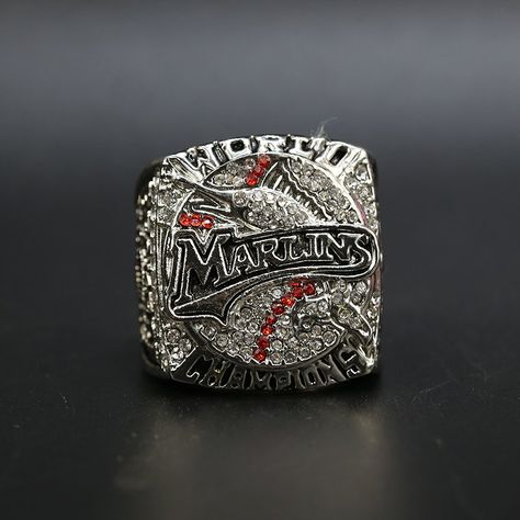 Mlb World Series, Baseball Memorabilia, Championship Rings, Miami Marlins, Baseball Fan, Sports Collectibles, World Series, Fantastic Gifts, New York Yankees