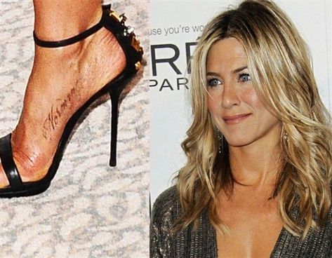 Jennifer Aniston’s 2 Tattoos & Their Meanings Jennifer Aniston Tattoo, Classy Tattoos For Women, Flower Tattoo Meanings, Taurus Tattoos, Foot Tattoos For Women, Heart Tattoos, Dragonfly Tattoo, Classy Tattoos, Celebrity Kids