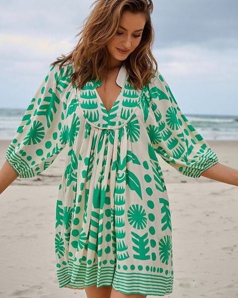 JAASE | Nazare 🌴 Giving us all the island vibes ✨ | Instagram Ethnic Dresses, Jacket Outfit Women, Dress Idea, Summer Fashion Dresses, Jacket Outfit, Designs For Dresses, Dresses By Length, Lace Insert, Print Models