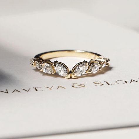 Naveya & Sloane Jewellery on Instagram: “⁠My only one x #nsbespokedesign #naveyaandsloane⁠” Marquis Wedding Band Set, Naveya And Sloane, Ring Enhancers, Matching Wedding Band Sets, Bespoke Engagement Ring, Diamond Eyes, Pear Engagement Ring, Wedding Band Sets, Cute Rings