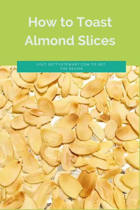 How To Toast Almonds, Sliced Almonds Recipes, Roasted Almonds Recipe, Fried Toast, Breakfast Granola, Healthy Homemade Snacks, Toast In The Oven, Granola Breakfast, Blanched Almonds