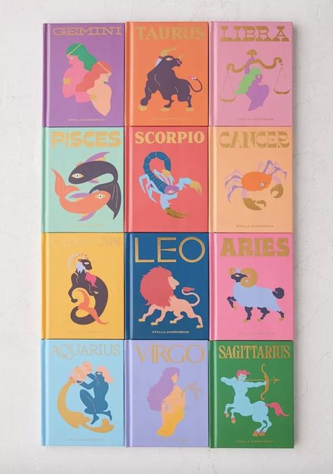 Virgo And Sagittarius, Zodiac Book, Stocking Stuffers For Women, Libra And Pisces, Zodiac Designs, Leo And Virgo, Virgo And Libra, Taurus And Gemini, Trendy Gift